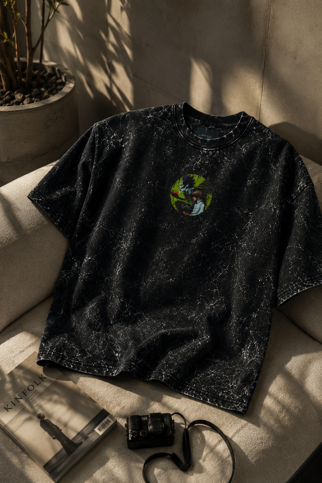 Unisex Acid Washed Oversized Tee