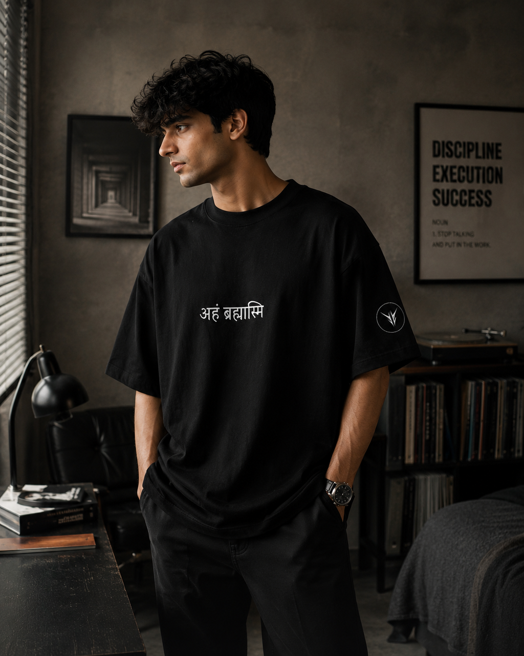 Oversized Tee अहं ब्रह्मास्मि (I Am The Absolute)