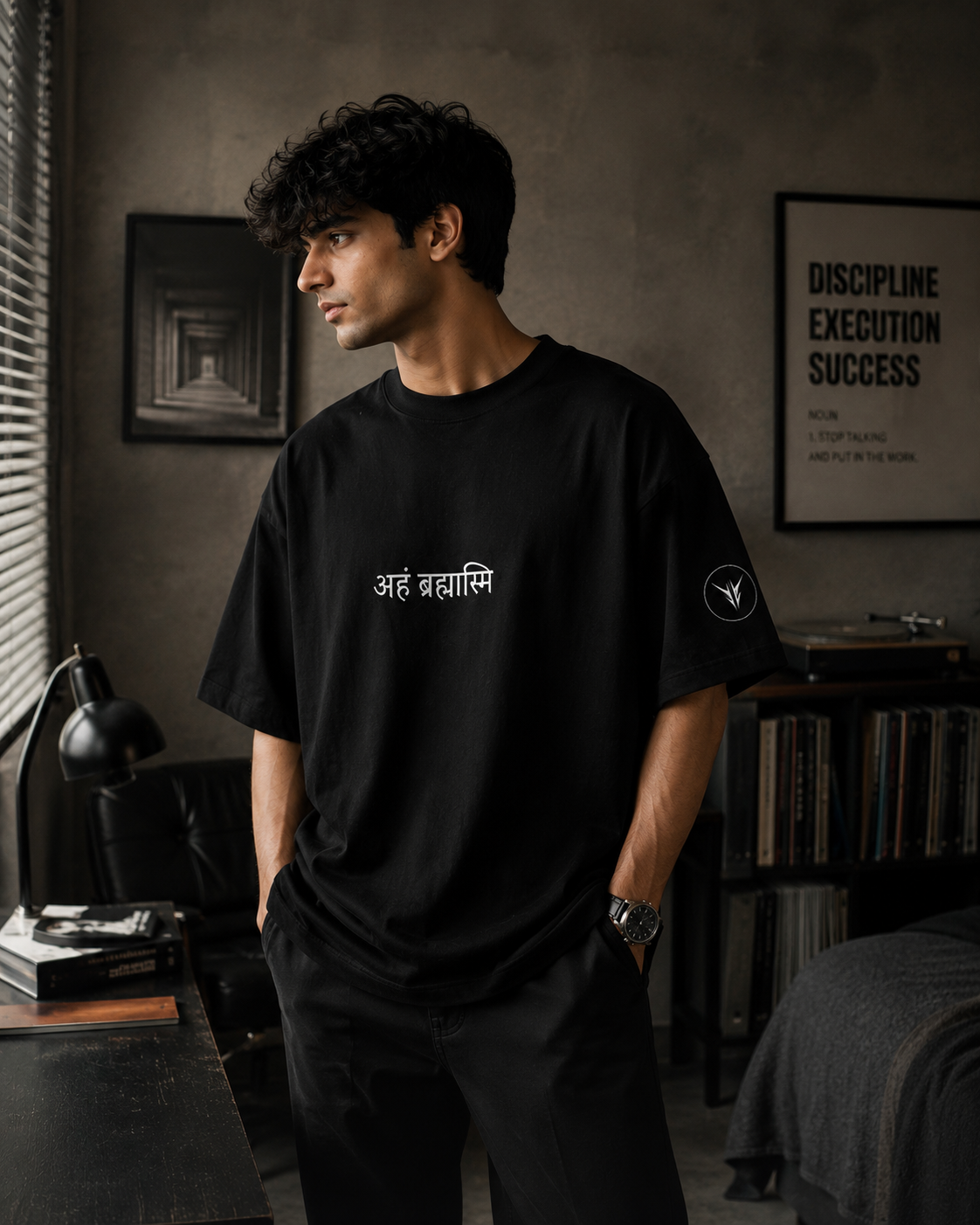 Oversized Tee अहं ब्रह्मास्मि (I Am The Absolute)
