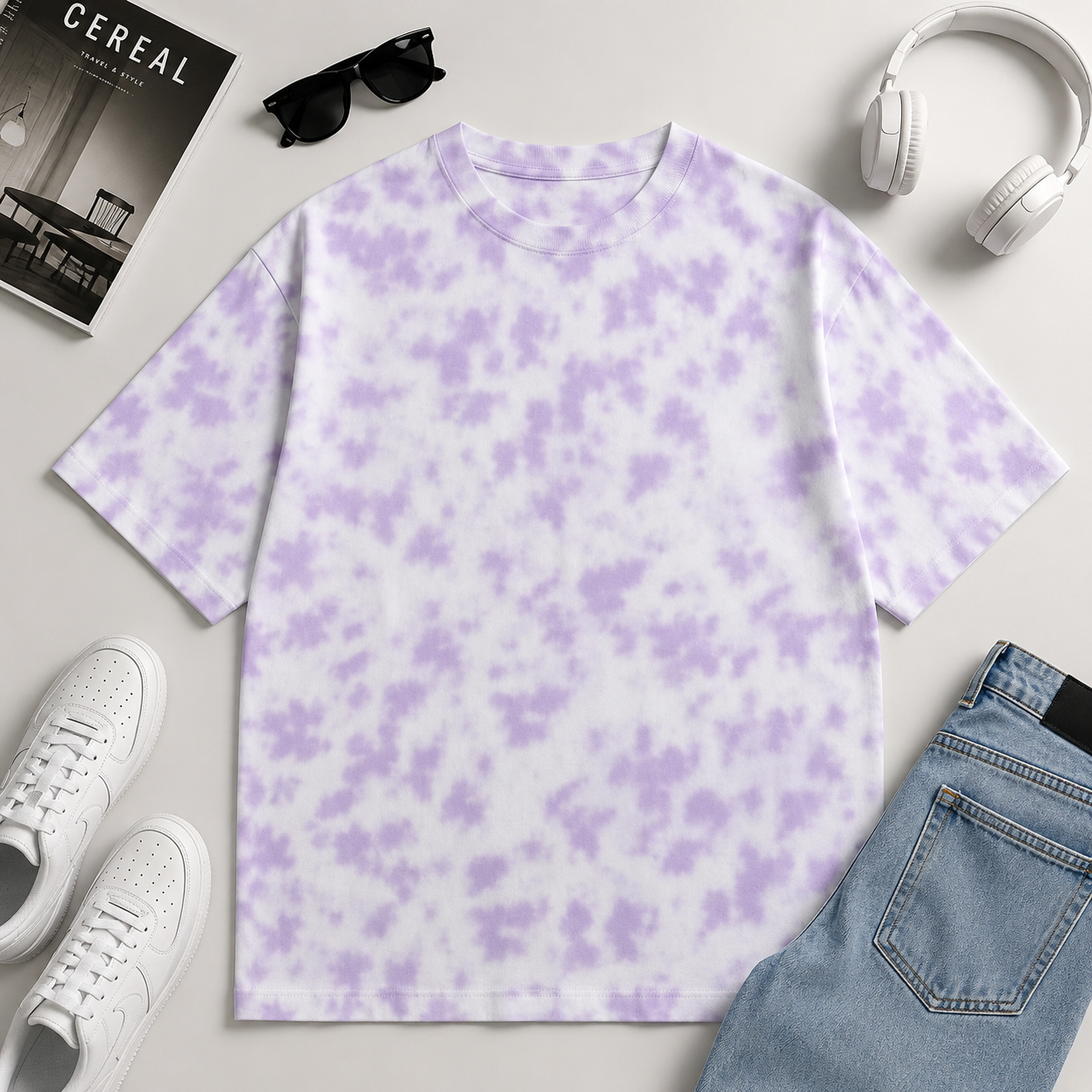 Unisex Tie Dye Oversized T-Shirt