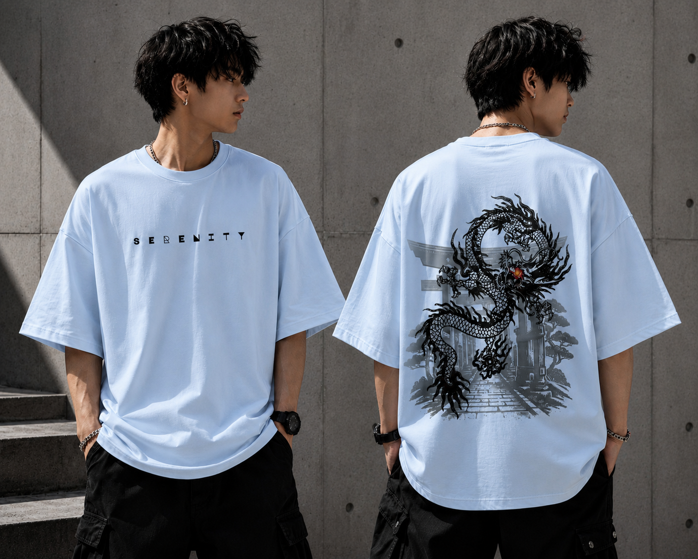 Unisex Terry Oversized Tee