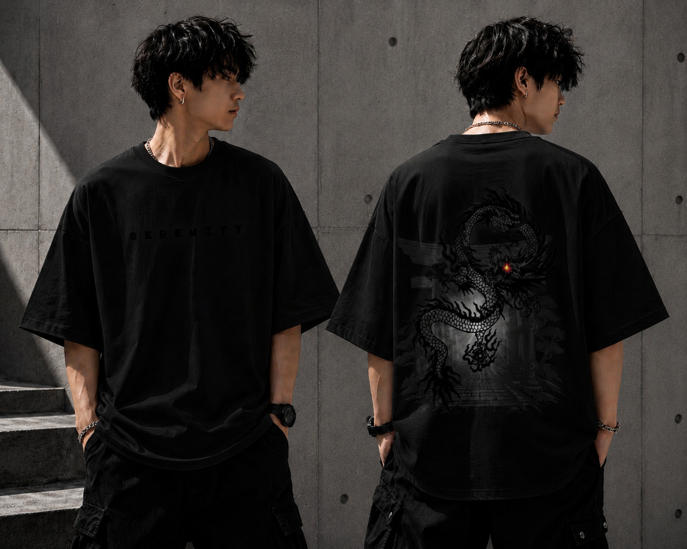 Unisex Terry Oversized Tee