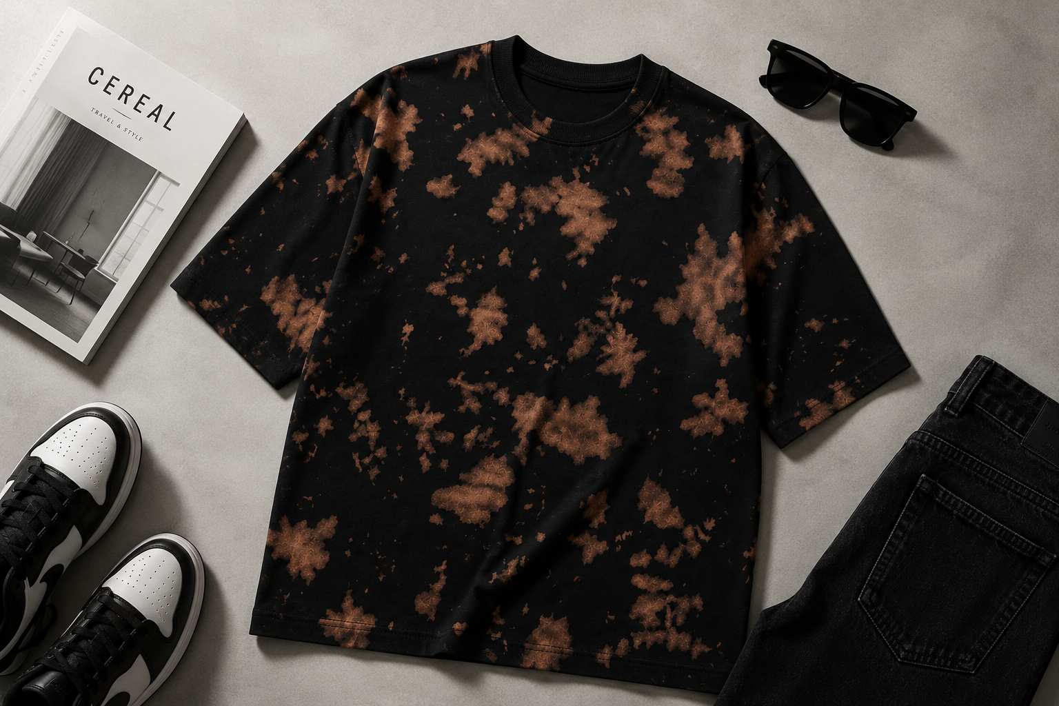 Unisex Tie Dye Oversized T-Shirt